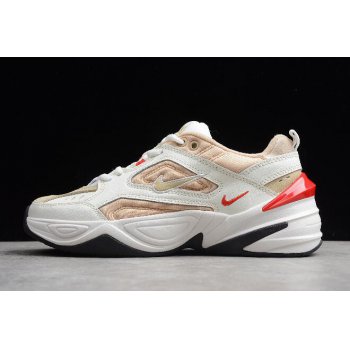 Nike M2K Tekno Summit White Champagne-Red AO3108-102 Shoes